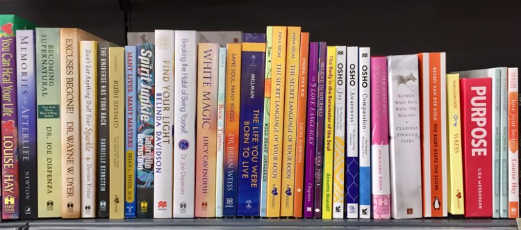 The Nurcha Retail Lifestyle store has a huge selection of books to learn about mindfulness and happiness techniques.