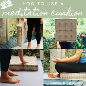 How to use a meditation cushion